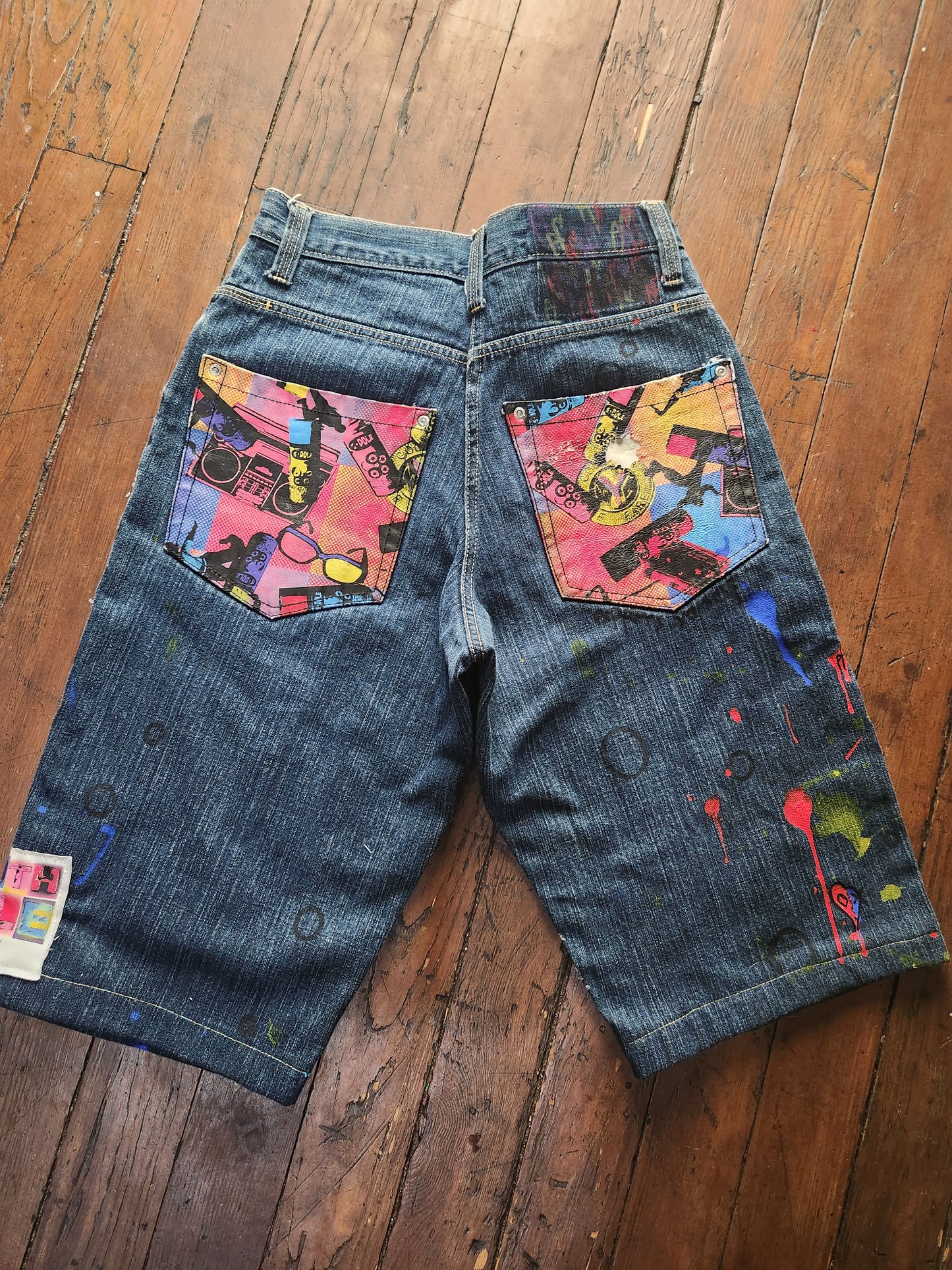 South Pole Splash Cartoon Shorts