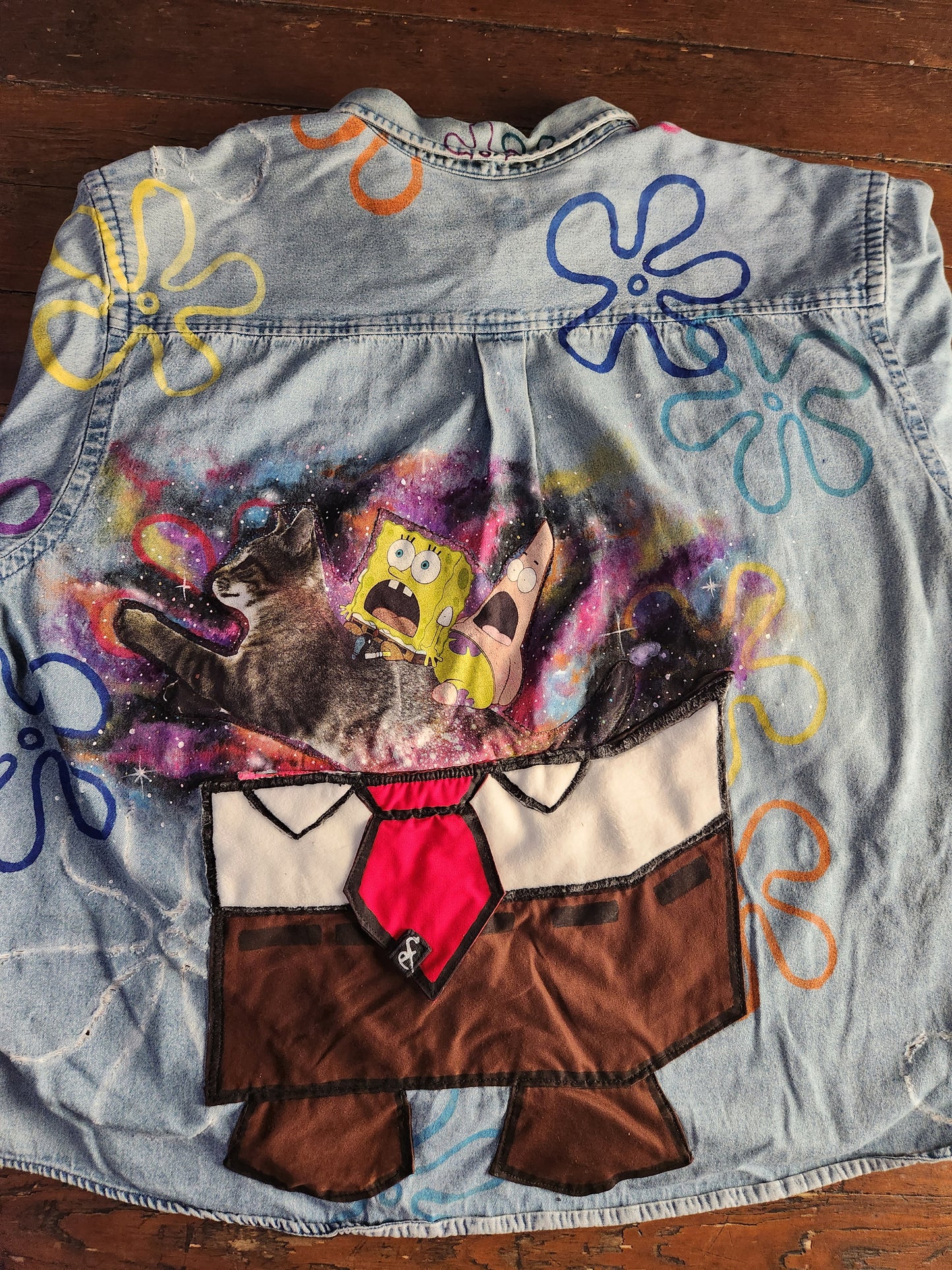 GalaxyCatBob Denim Jacket