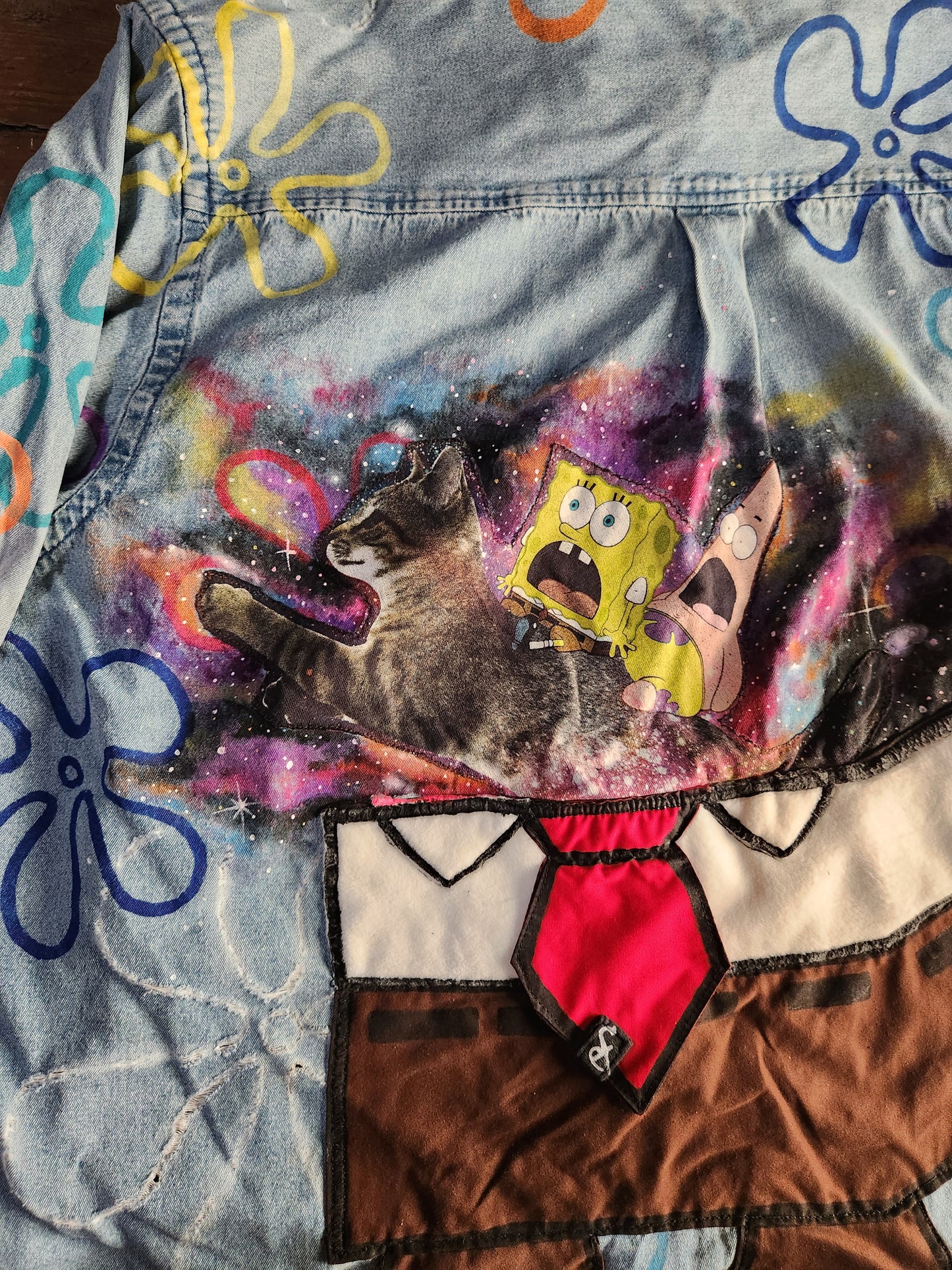GalaxyCatBob Denim Jacket
