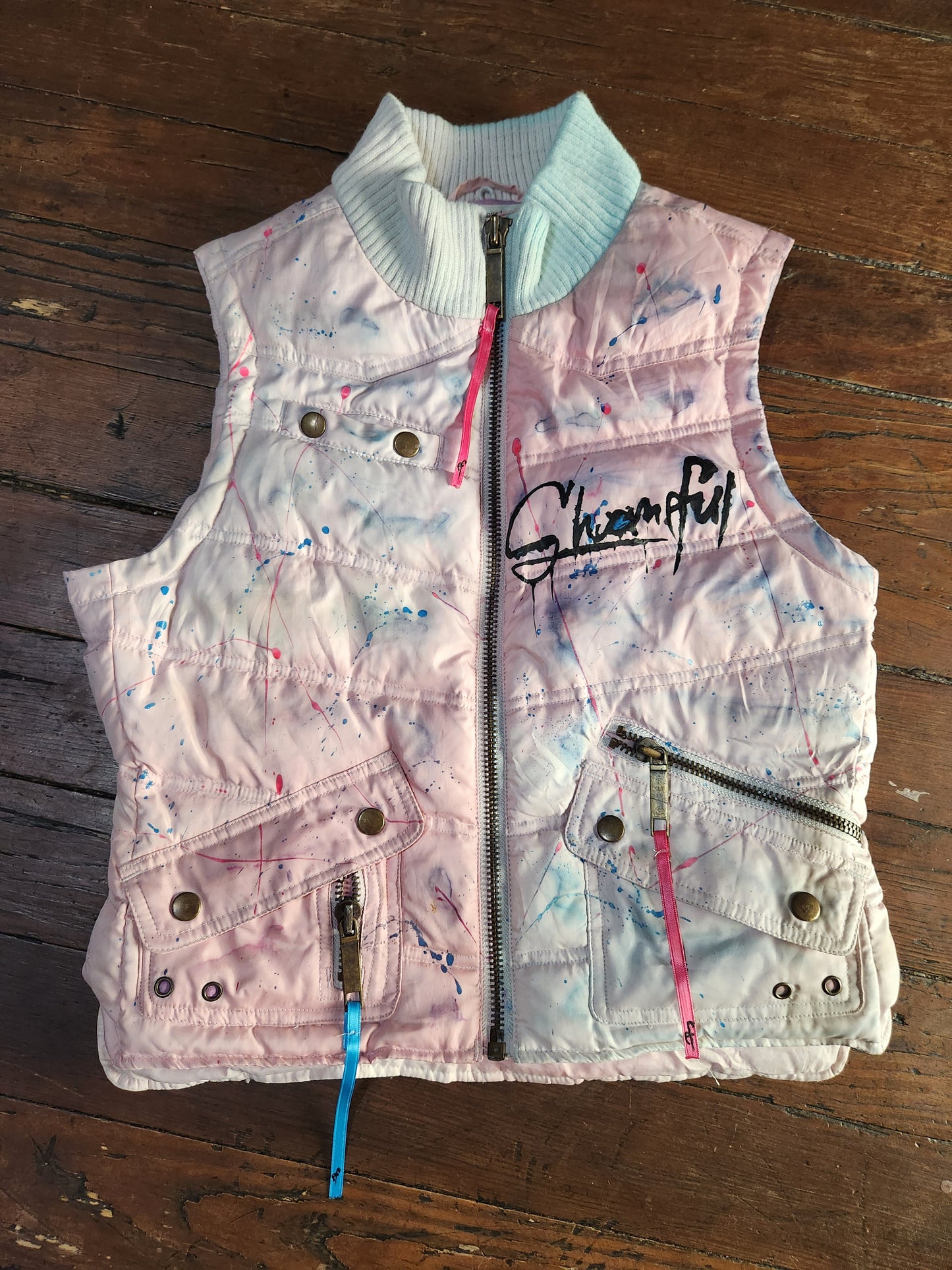 Dye Shameful Puffer vest