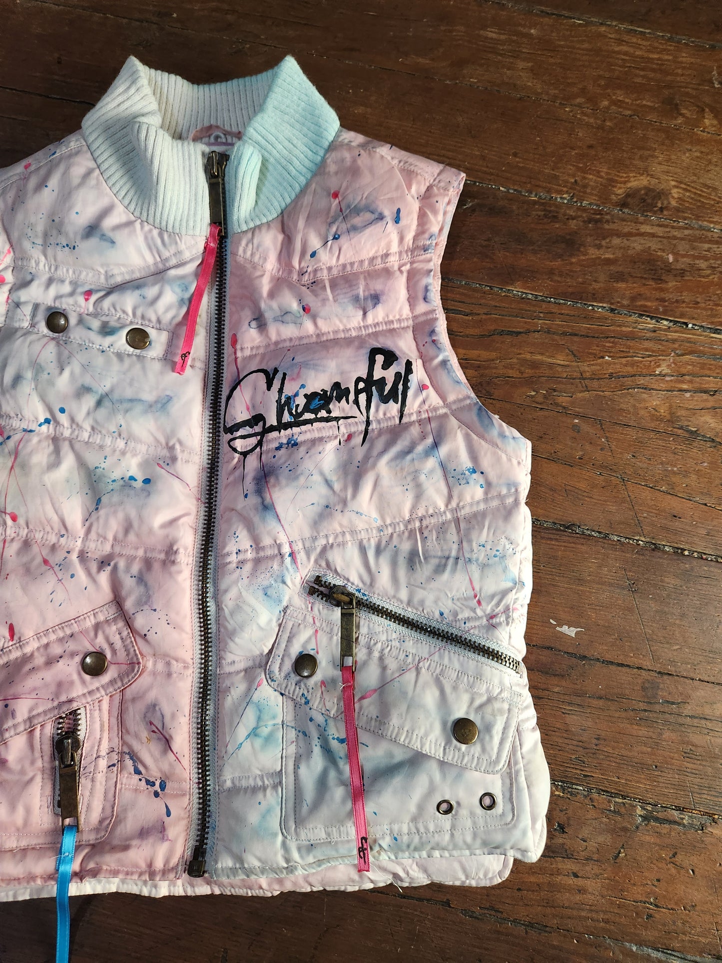 Dye Shameful Puffer vest