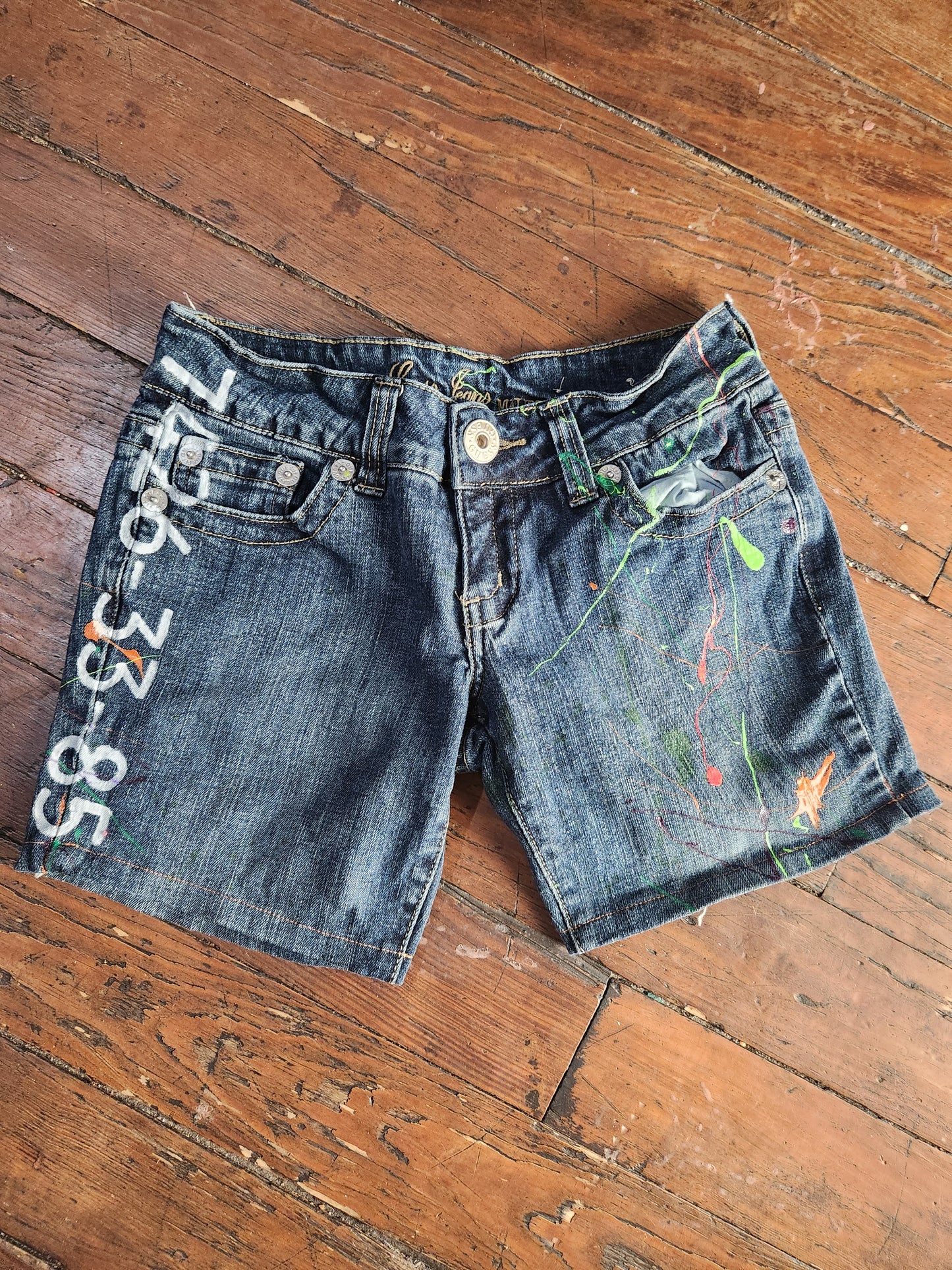 #Code_ Splatter Shorts