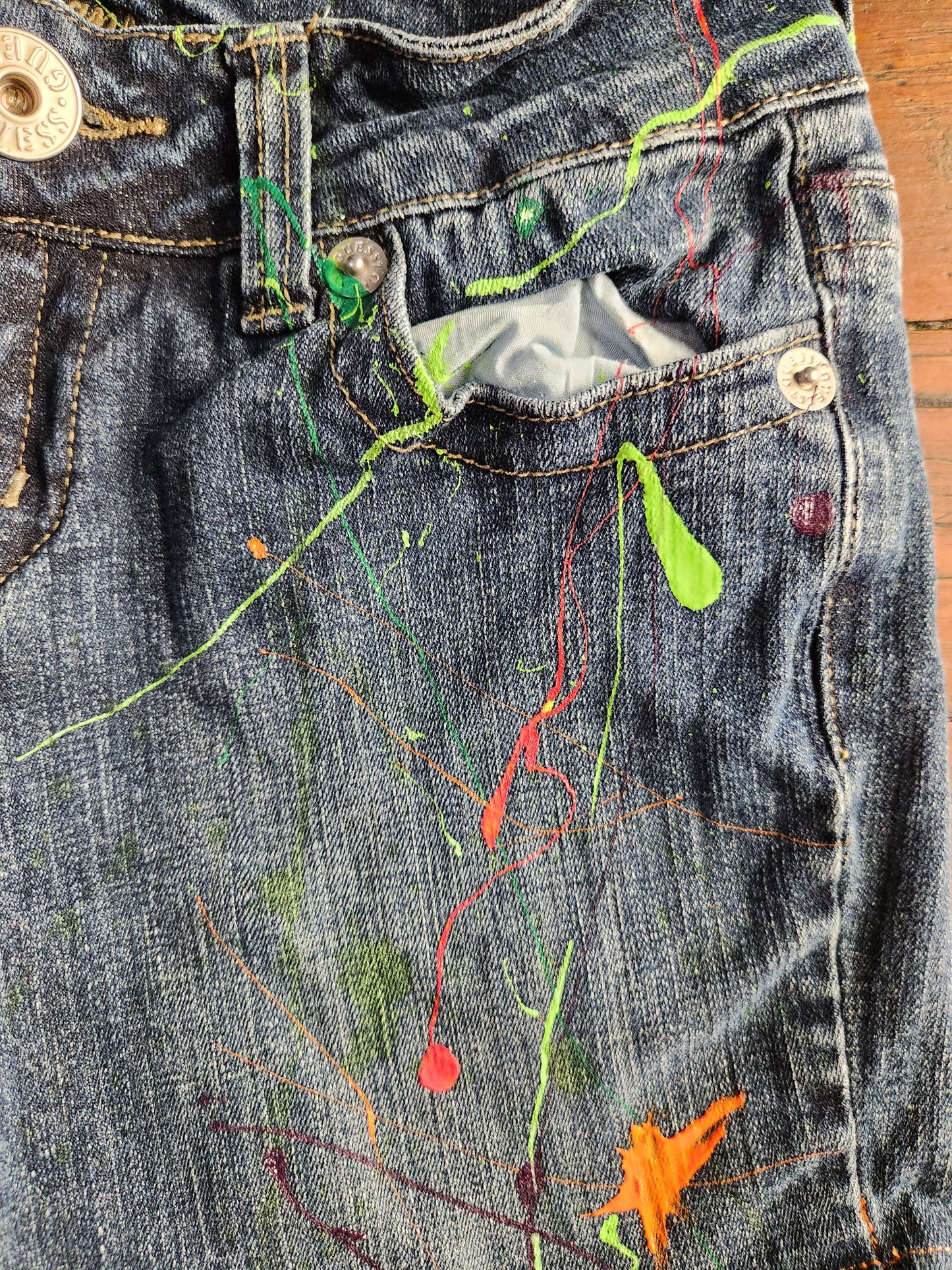 #Code_ Splatter Shorts