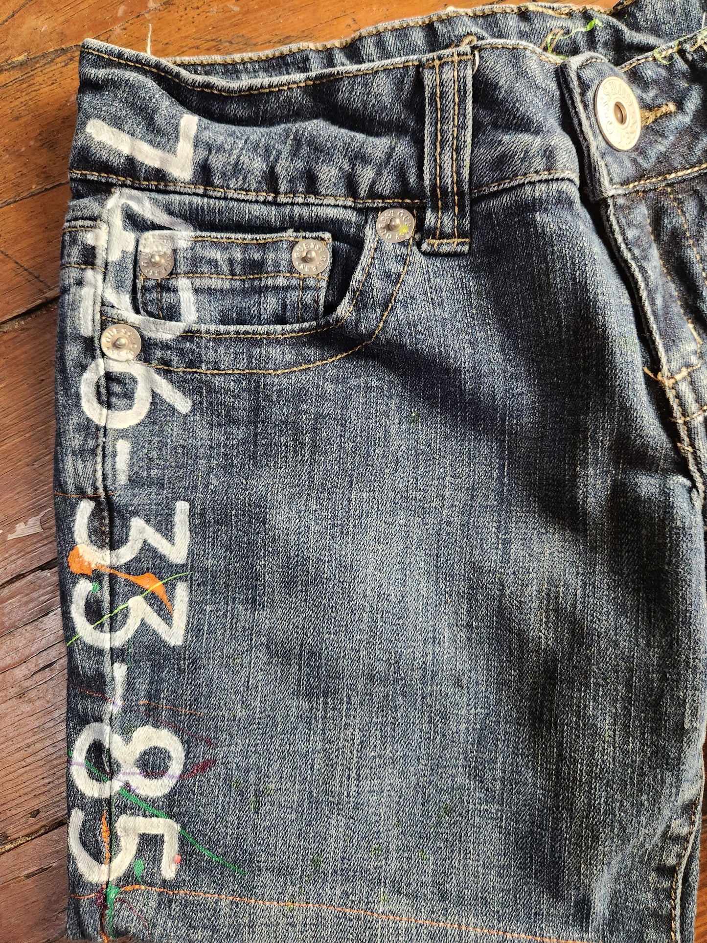 #Code_ Splatter Shorts