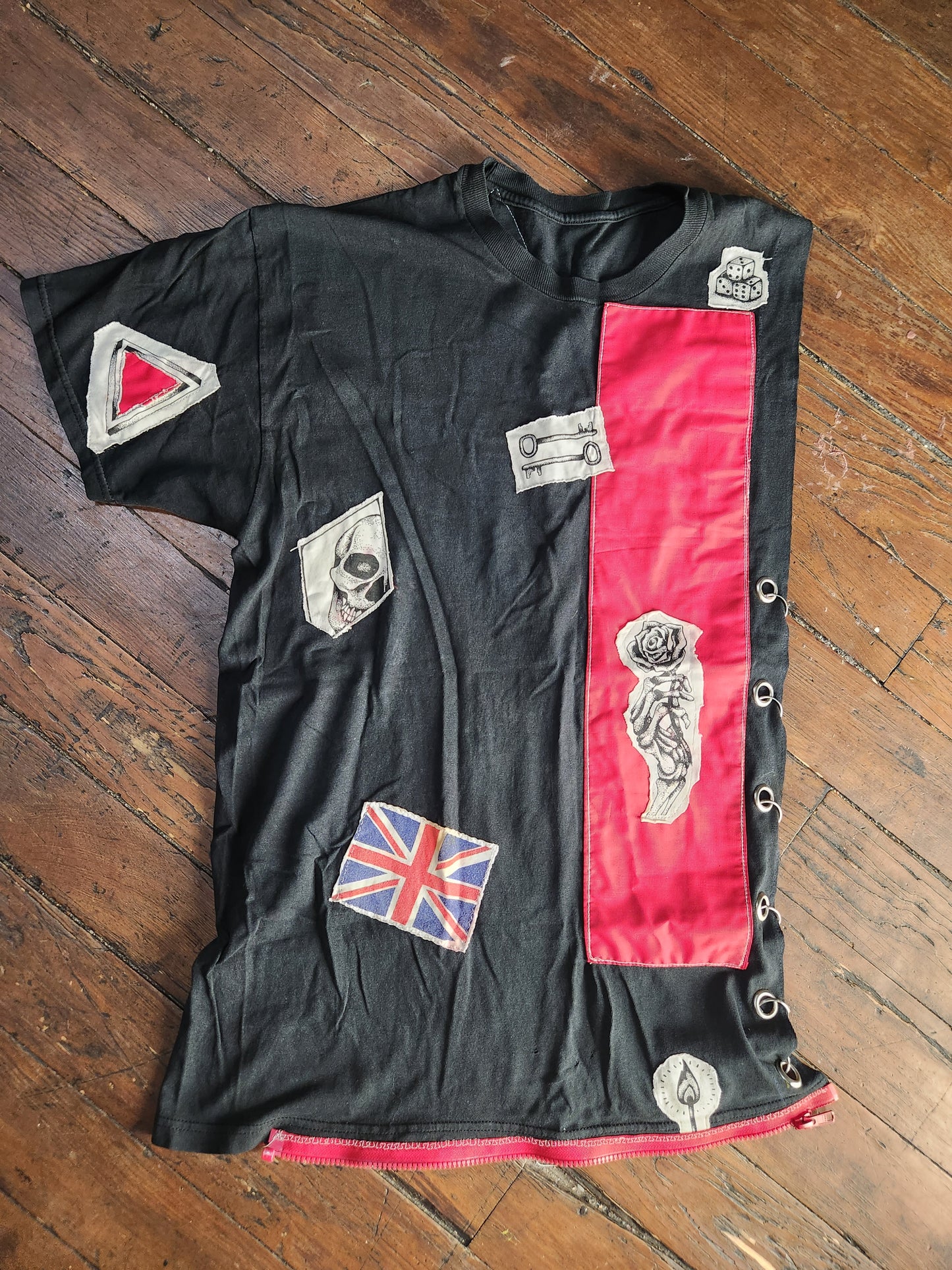 Horror Patch Half Shirt