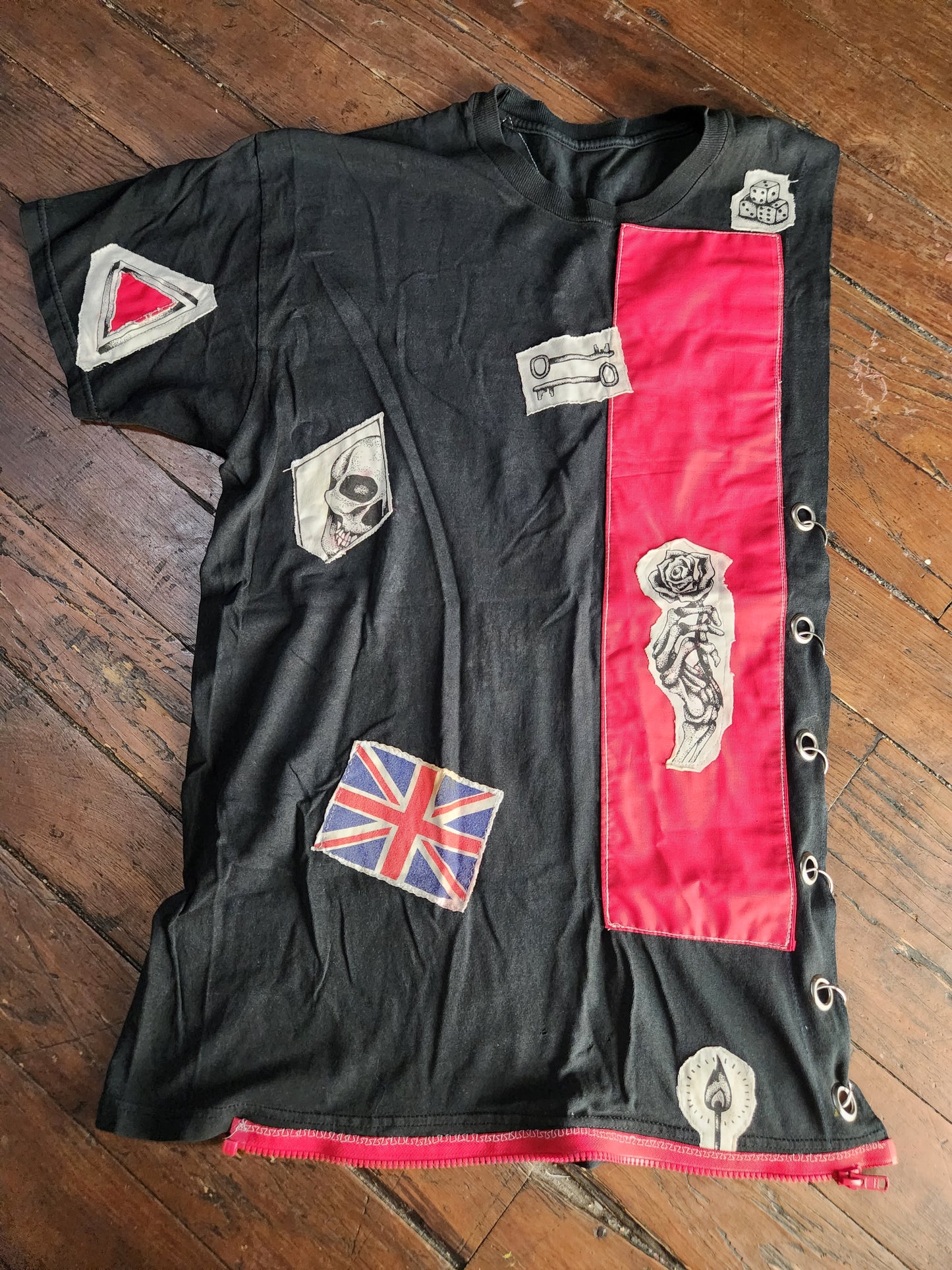 Horror Patch Half Shirt