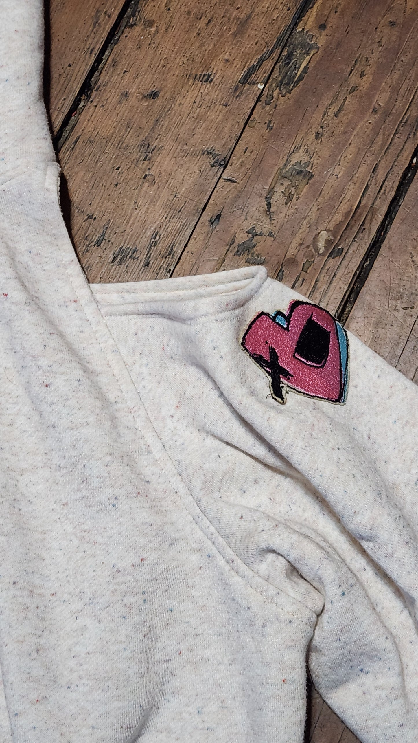 Heart on my Sleeveless Hoodie