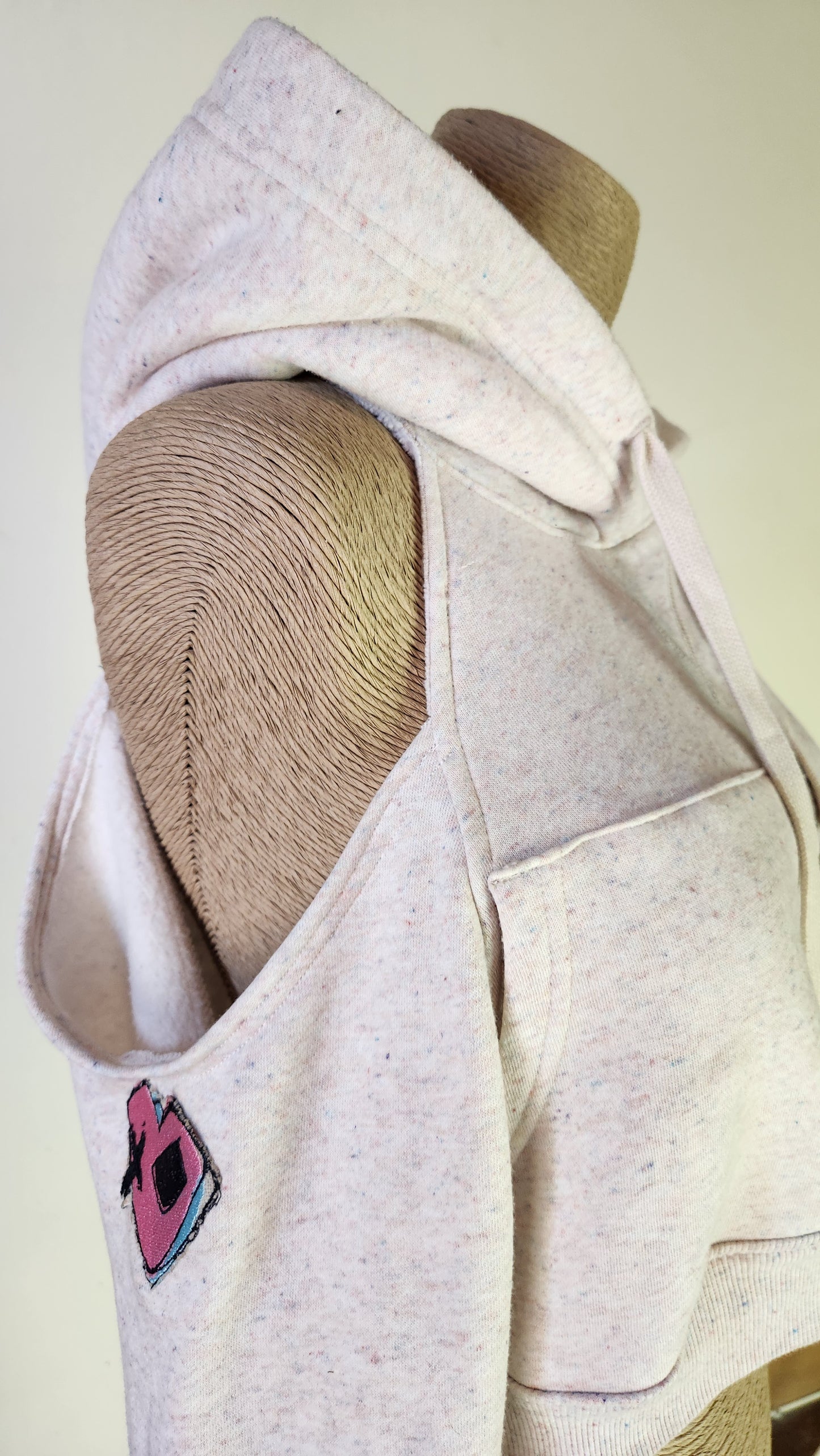 Heart on my Sleeveless Hoodie