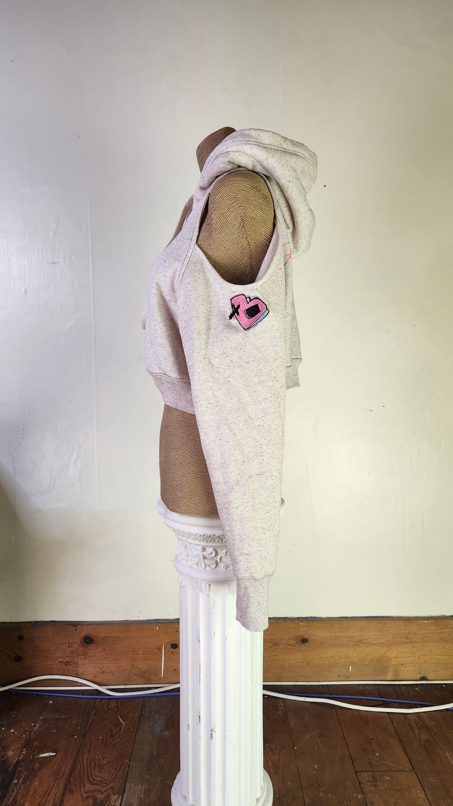 Heart on my Sleeveless Hoodie
