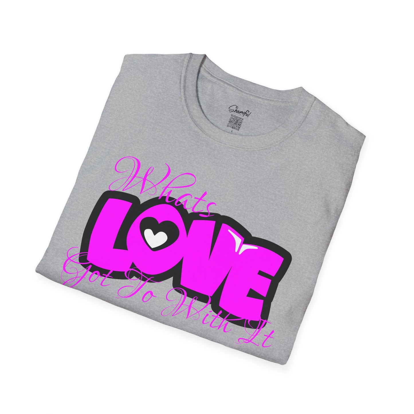 LOVE Heart Graphic T-Shirt — Bold Pink Streetwear Tee