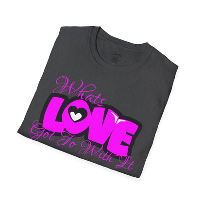 LOVE Heart Graphic T-Shirt — Bold Pink Streetwear Tee
