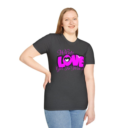 LOVE Heart Graphic T-Shirt — Bold Pink Streetwear Tee