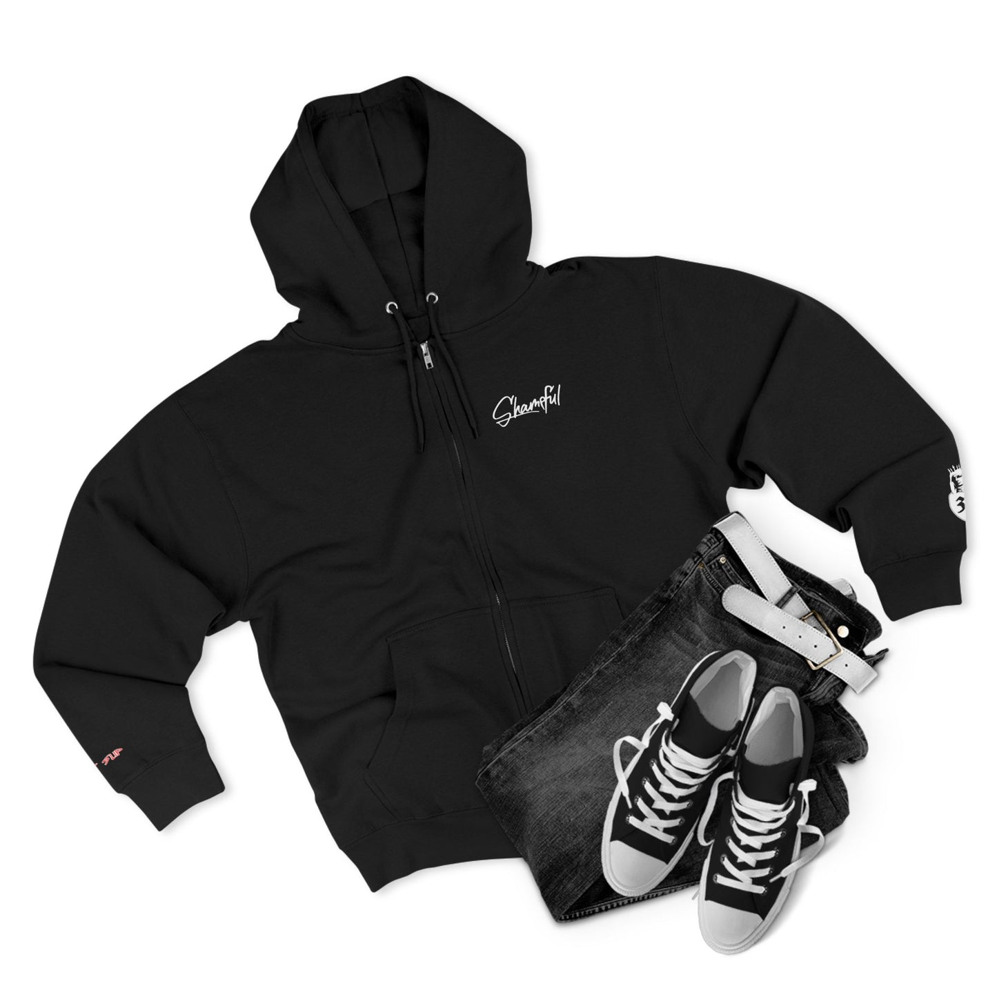 'ICE KILLS' Graphic Zip-Up Hoodie