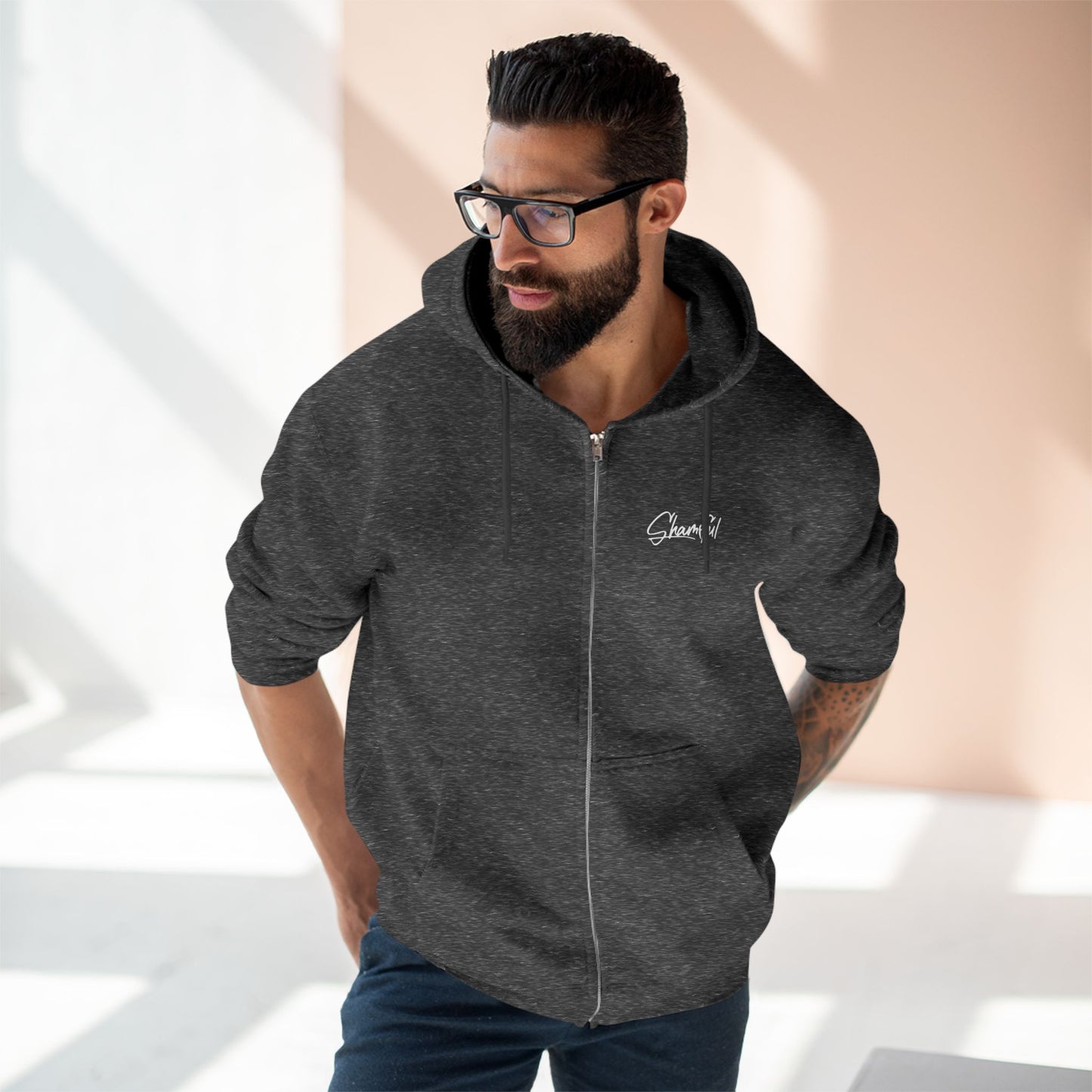 'ICE KILLS' Graphic Zip-Up Hoodie