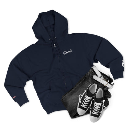 'ICE KILLS' Graphic Zip-Up Hoodie