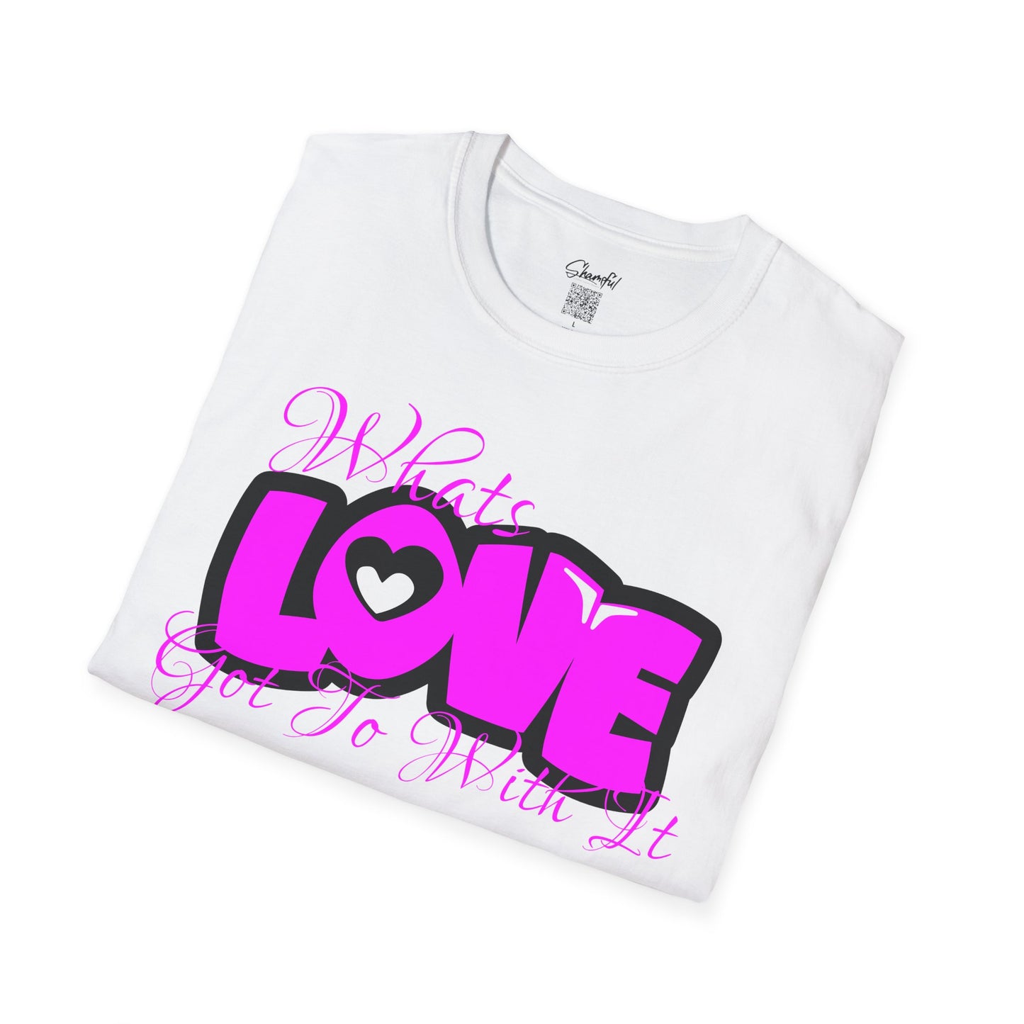 LOVE Heart Graphic T-Shirt — Bold Pink Streetwear Tee