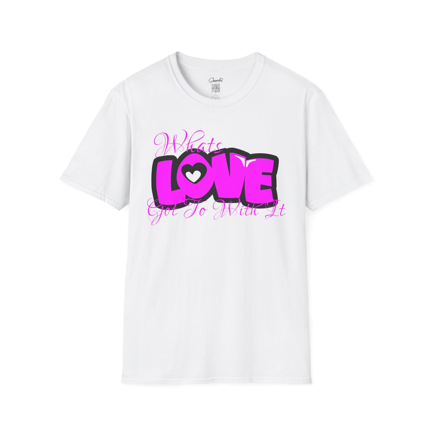 LOVE Heart Graphic T-Shirt — Bold Pink Streetwear Tee