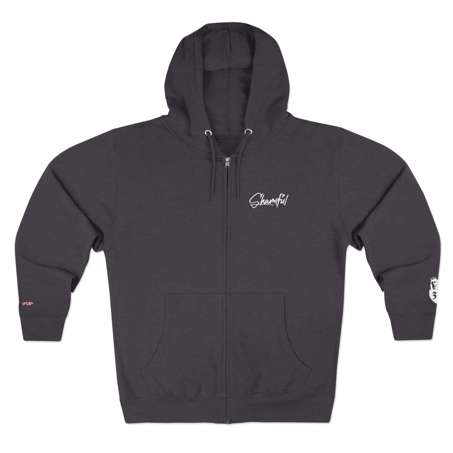'ICE KILLS' Graphic Zip-Up Hoodie