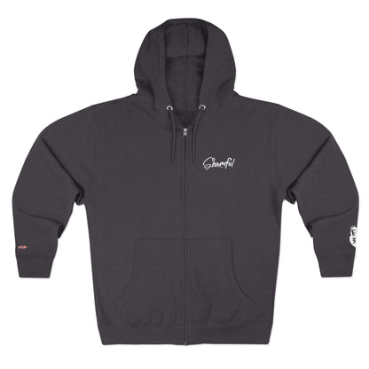 'ICE KILLS' Graphic Zip-Up Hoodie