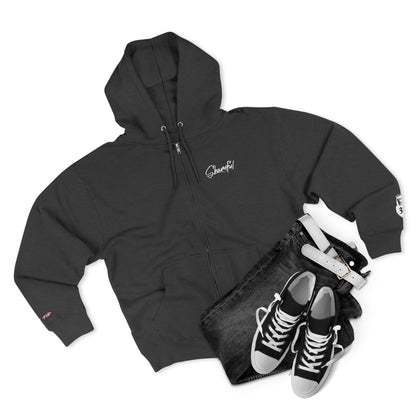 'ICE KILLS' Graphic Zip-Up Hoodie
