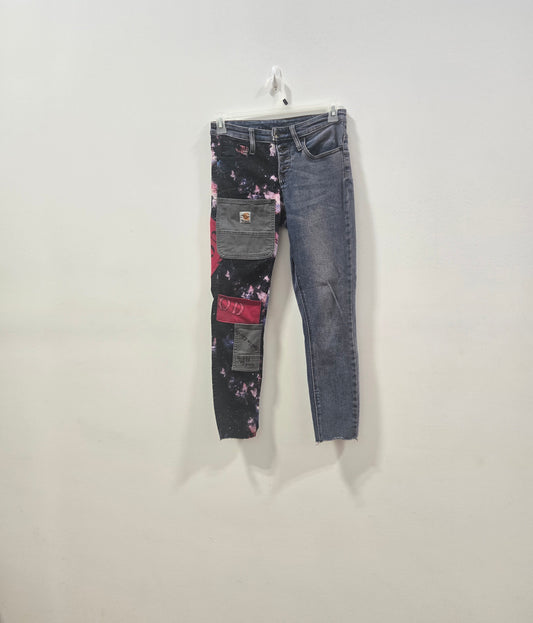 Mirror Collection // Galaxy Patchwork Denim Jeans