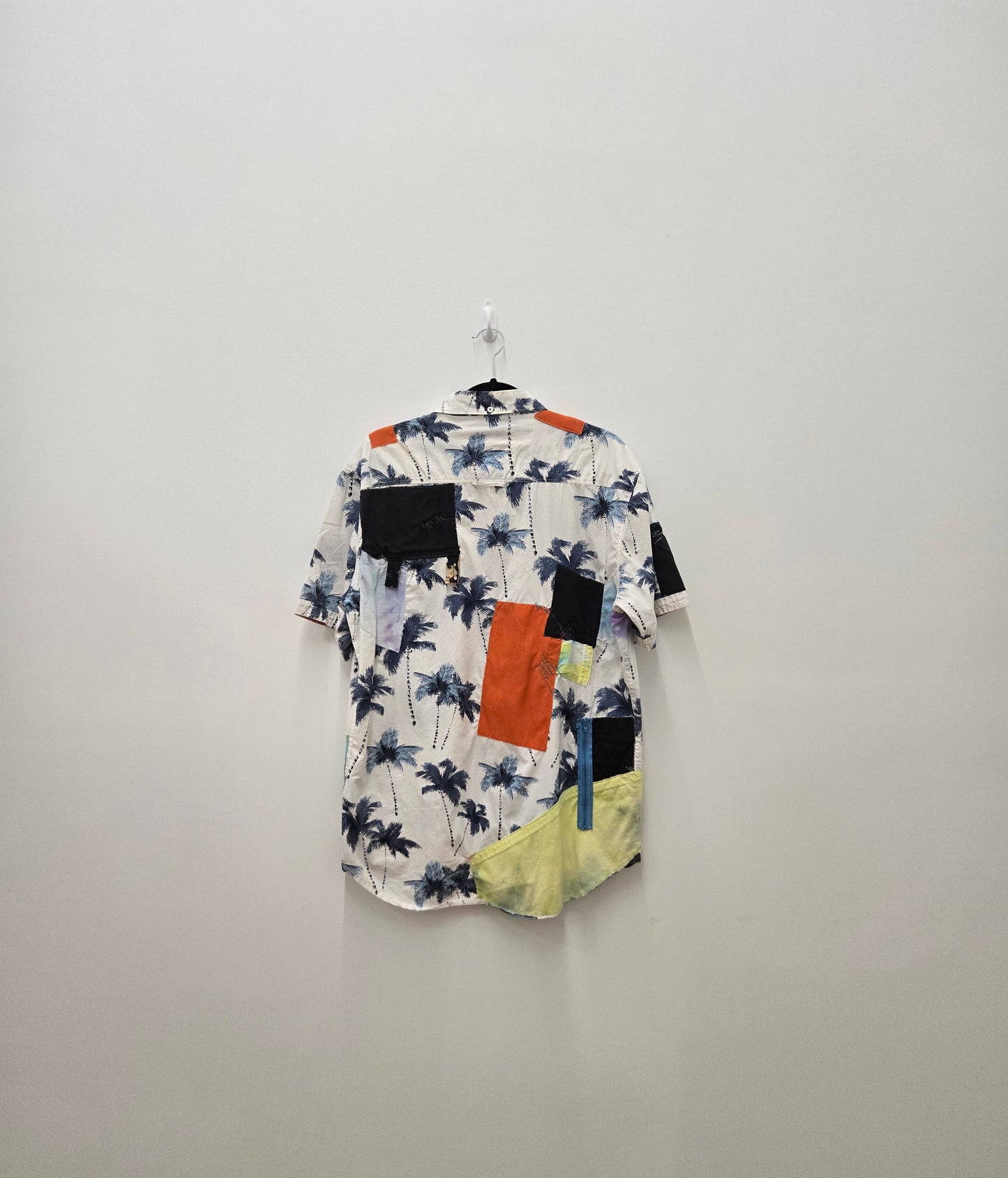 Beach vibes button-up T-shirt