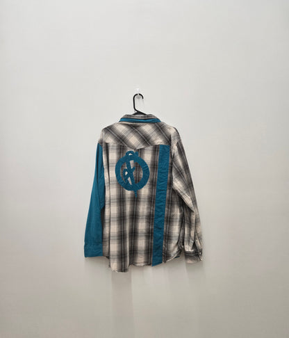 Ef logo button down