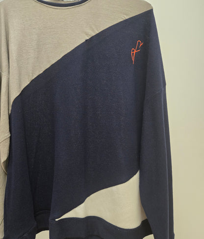 Tri-angle long sleeve T-shirt