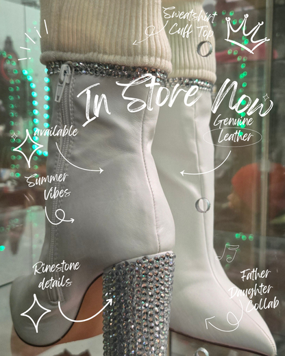 White Glamor Boots