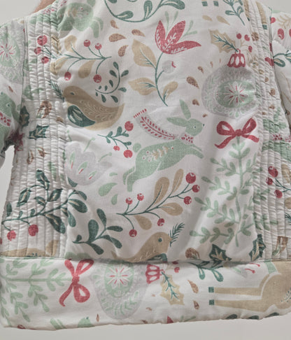 Comforter Quilted Crop Top