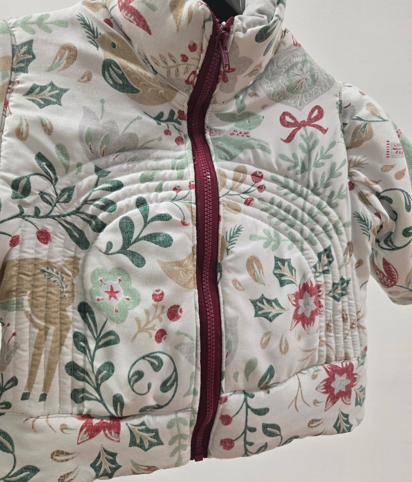 Comforter Quilted Crop Top