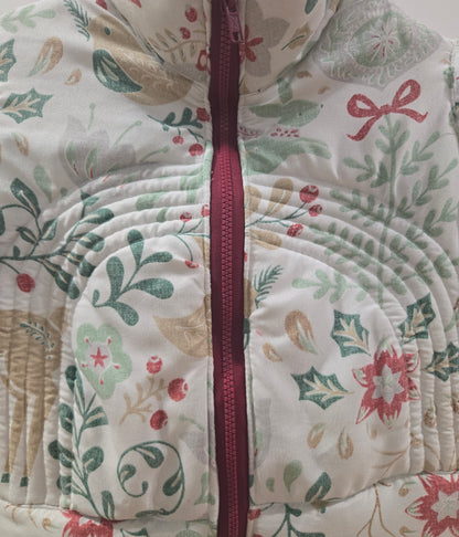 Comforter Quilted Crop Top