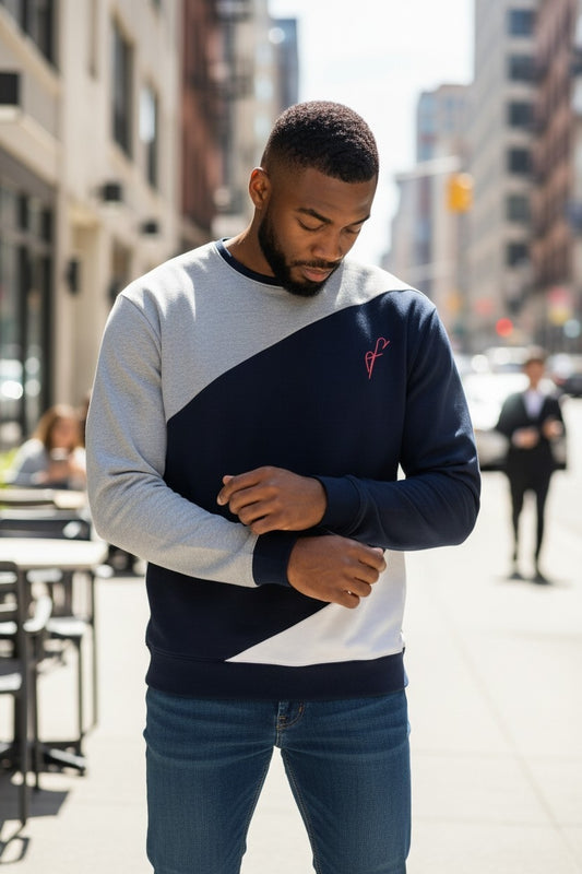 Tri-angle long sleeve T-shirt